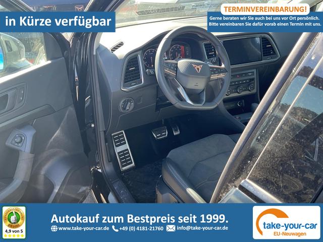 Cupra Ateca - Basis 4Drive 2.0 TSI DSG 4Drive, AHK, Navi, Kamera, Side, Winter, el. Klappe, 19-Zoll, 5 J.-Garantie Vorlauffahrzeug