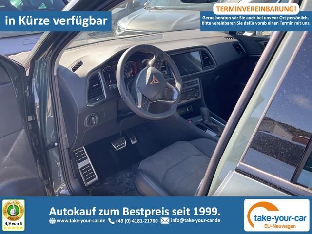 Cupra Ateca - Basis 4Drive 2.0 TSI DSG 4Drive, Pano, AHK, Navi, Kamera, Side, Winter, el. Klappe, 19-Zoll, 5 J.-Garantie Vorlauffahrzeug