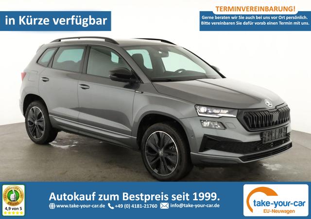 Skoda Karoq - Sportline 2.0 TDI DSG Sportline, AHK, Navi, CANTON, Matrix, AreaView, Side, Kamera, el. Klappe, FS-beheizbar Vorlauffahrzeug