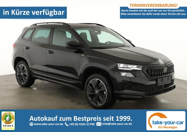 Skoda Karoq - Sportline 4x4 2.0 TDI DSG Sportline, Pano, AHK, Navi, Matrix, AreaView, Side, Kamera, el. Klappe, FS-beheizbar, Winter Vorlauffahrzeug