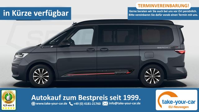 Volkswagen T7 California - Beach Camper 2.0TDI DSG Sport Edition 8 Fach GV5 First Vorlauffahrzeug