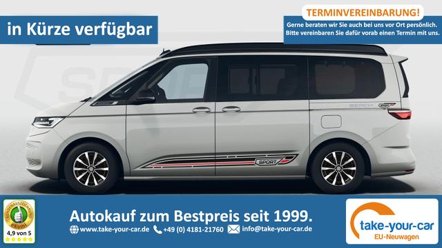 Volkswagen T7 California - Beach Camper 2.0TDI DSG Sport Edition 8 Fach GV5 First Vorlauffahrzeug