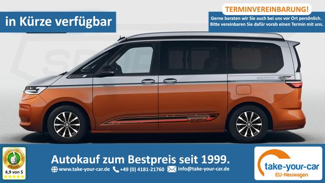 Volkswagen T7 California - Beach Camper 2.0TDI DSG Sport Edition 8 Fach GV5 Premium+ Vorlauffahrzeug