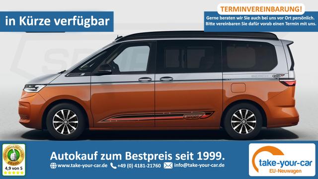 Volkswagen T7 California - Beach 2.0TDI DSG Sport Edition 8 Fach GV5 High+ Vorlauffahrzeug