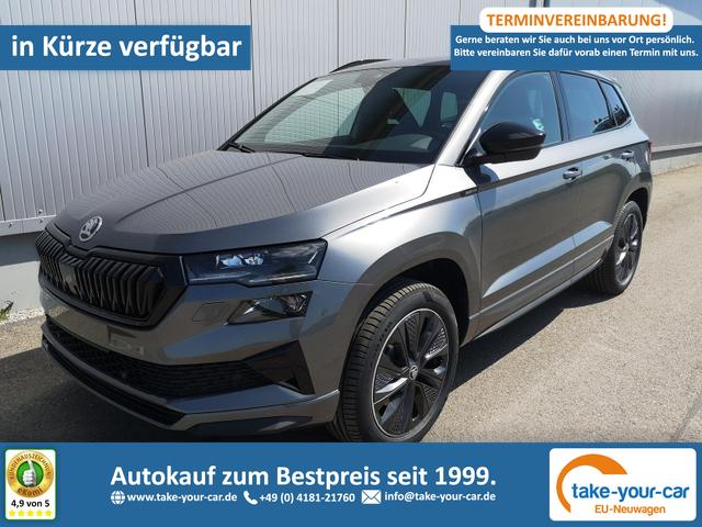 Skoda Karoq - Sportline 1.5TSI DSG AHK Matrix ACC Navi Vorlauffahrzeug