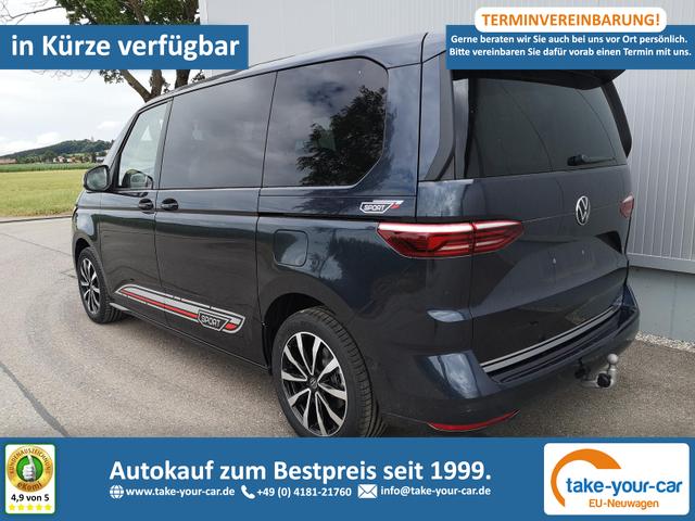 Volkswagen T7 Multivan - 2.0 TDI Sport Edition K&Uuml; ACC Standheizung AHK Vorlauffahrzeug