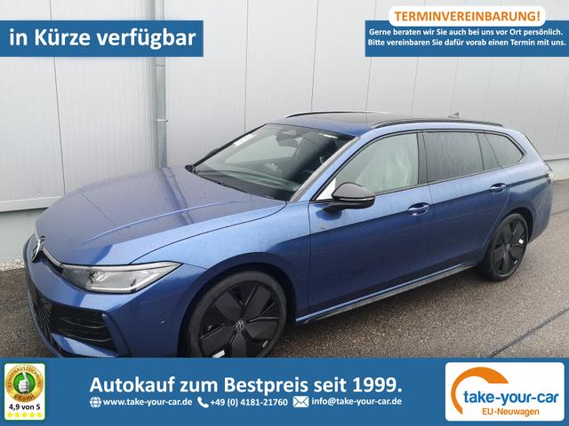 Volkswagen Passat Variant - 2.0 TDI 142 kW 4Motion R-Line DSG Pano 19 Zoll Head Up AHK Navi Vorlauffahrzeug