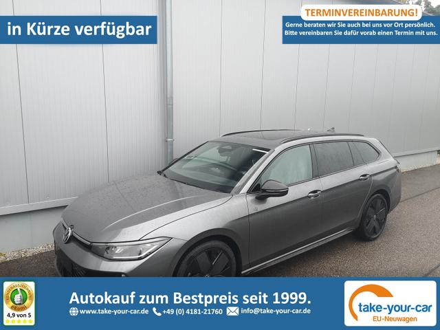 Volkswagen Passat Variant - 2.0 TDI 142 kW 4Motion R-Line DSG Pano 19 Zoll Head Up AHK Navi Vorlauffahrzeug