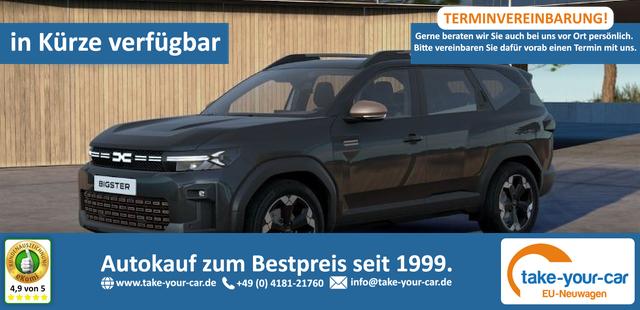 Dacia Bigster - Extreme 4x4 SHZ el. Heckkl. RFK Pano TCe 130 Vorlauffahrzeug
