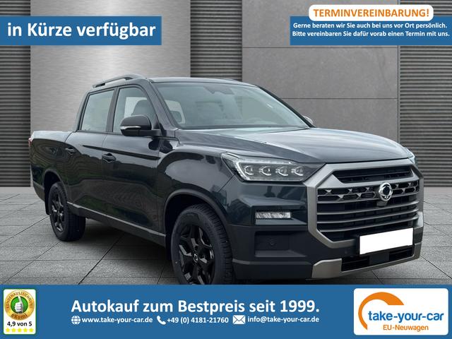 Ssangyong Musso Grand - Black Line 3t Anh&auml;ngelast 2,2 e-Xdi Vorlauffahrzeug