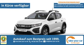 Dacia Sandero Stepway - Essential Klima PDC hinten TCe 100 LPG Vorlauffahrzeug