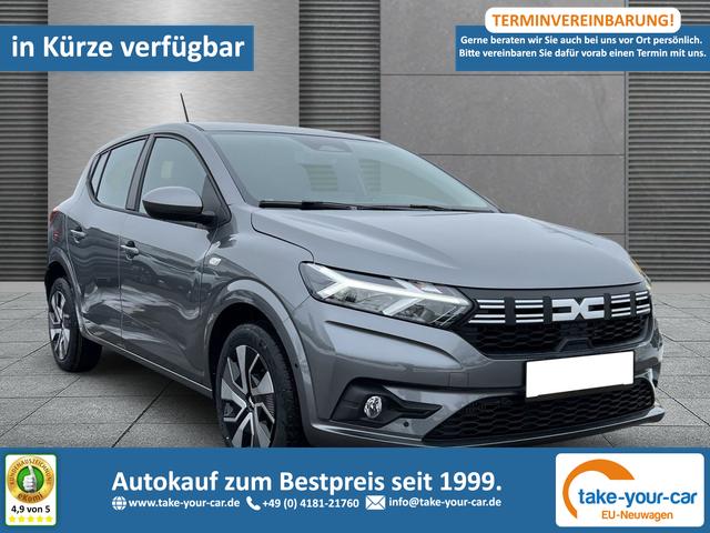 Dacia Sandero - Expression SHZ+RFK+LED TCe 90 CVT Automatik Vorlauffahrzeug