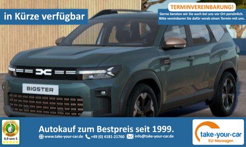 Dacia Bigster - Extreme SHZ LKHZ Pano Hybrid 155 Vorlauffahrzeug