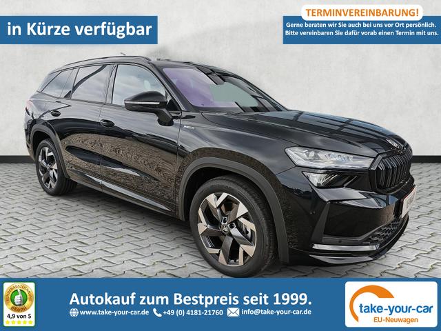 Skoda Kodiaq - 2.0 TDI 142kW 4x4 Sportline DSG 5-Si Matrix AHK Vorlauffahrzeug