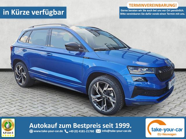 Skoda Karoq - Sportline 4x4 2.0 TSI DSG Leder AHK Pano Vorlauffahrzeug