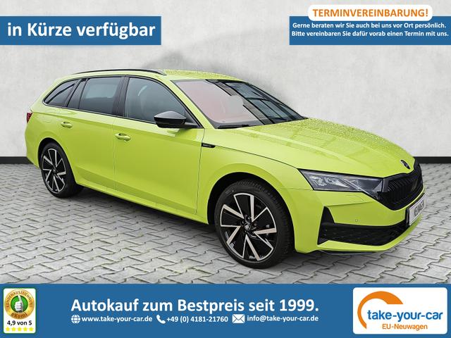 Skoda Octavia Combi - 1.5 TSI mHEV 110 kW Sportline eTSI DSG Matrix Navi Vorlauffahrzeug