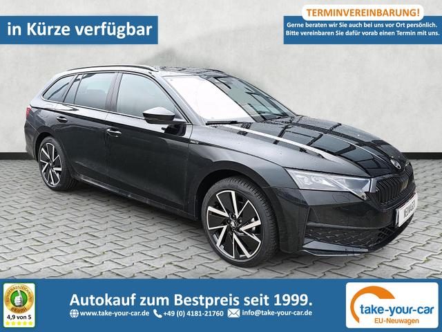 Skoda Octavia Combi - 1.5 TSI mHEV 110 kW Sportline eTSI DSG Pano AHK Vorlauffahrzeug