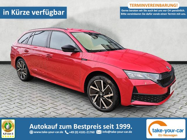 Skoda Octavia Combi - 1.5 TSI mHEV 110 kW Sportline eTSI DSG Matrix Navi Vorlauffahrzeug