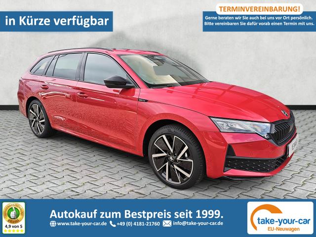 Skoda Octavia Combi - 1.5 TSI mHEV 110 kW Sportline eTSI DSG Pano AHK Vorlauffahrzeug