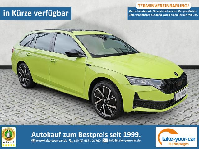 Skoda Octavia Combi - 1.5 TSI mHEV 110 kW Sportline eTSI DSG Pano AHK Vorlauffahrzeug