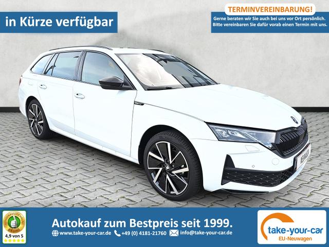 Skoda Octavia Combi - 1.5 TSI mHEV 110 kW Sportline eTSI DSG Pano AHK Vorlauffahrzeug