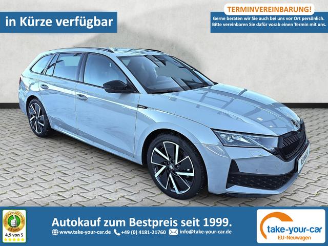 Skoda Octavia Combi - 2.0 TSI 150 kW 4x4 Sportline DSG AHK Kessy Vorlauffahrzeug