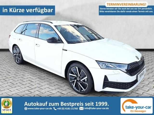 Skoda Octavia Combi - 2.0 TSI 150 kW 4x4 Sportline DSG AHK Kessy Vorlauffahrzeug