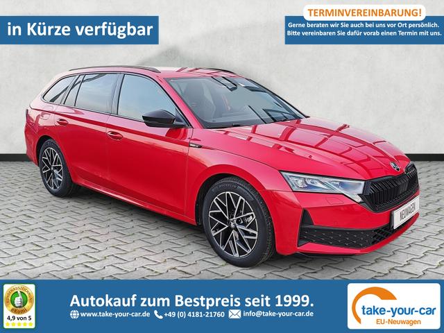 Skoda Octavia Combi - 1.5 TSI mHEV 110 kW Sportline eTSI DSG Matrix 4JGa Vorlauffahrzeug