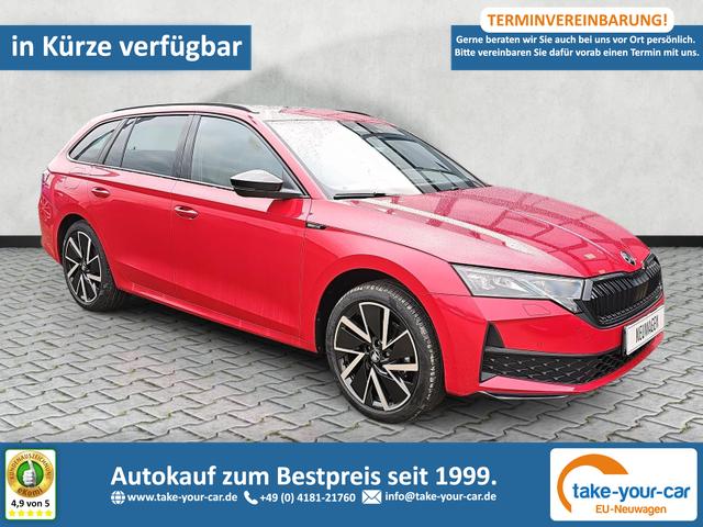 Skoda Octavia Combi - 1.5 TSI mHEV 110 kW Sportline eTSI DSG Pano AHK Vorlauffahrzeug