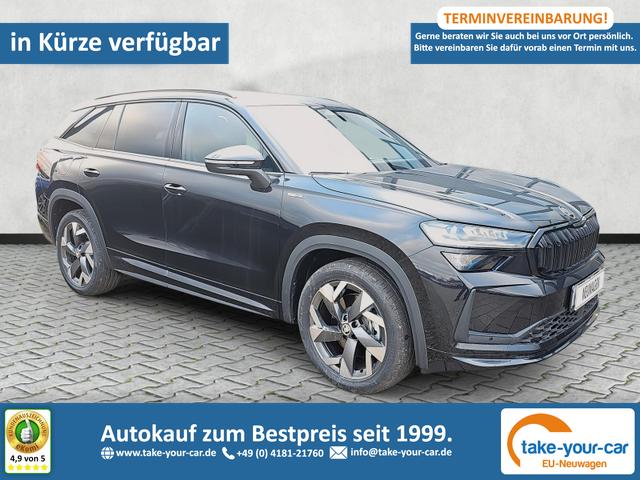 Skoda Kodiaq - 2.0 TDI 110 kW Sportline DSG 5-Si. Matrix Pano Vorlauffahrzeug