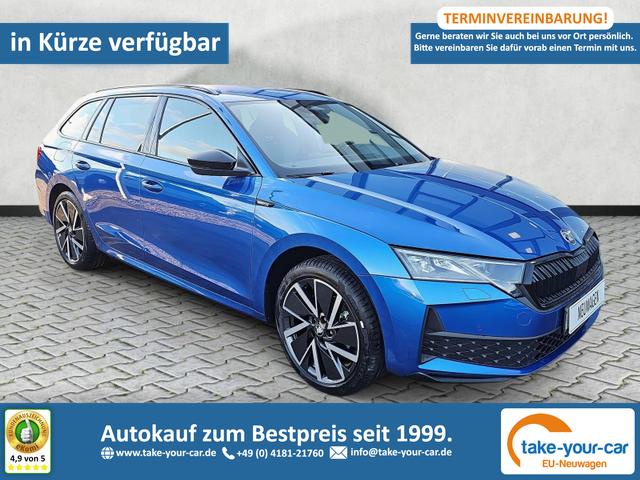 Skoda Octavia Combi - 1.5 TSI mHEV 110 kW Sportline eTSI DSG Matrix 18" Vorlauffahrzeug