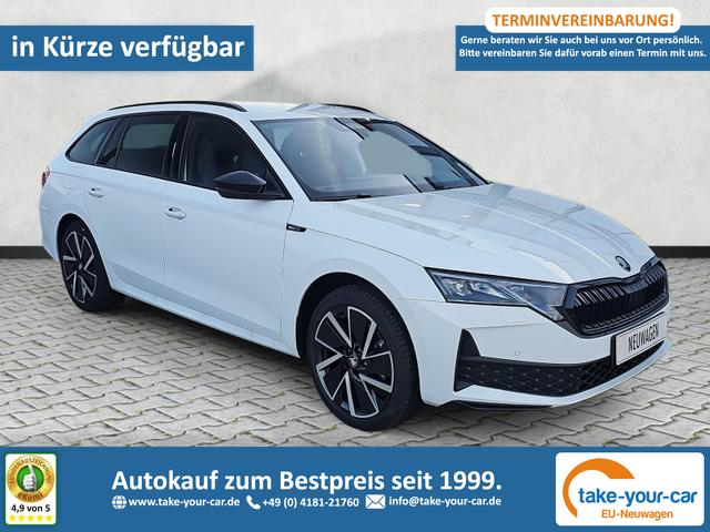 Skoda Octavia Combi - 1.5 TSI mHEV 110 kW Sportline eTSI DSG Matrix AHK Vorlauffahrzeug