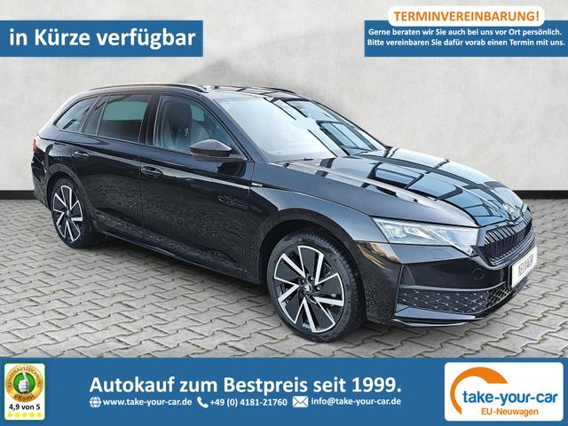 Skoda Octavia Combi - 1.5 TSI mHEV 110 kW Sportline eTSI DSG Pano AHK Vorlauffahrzeug