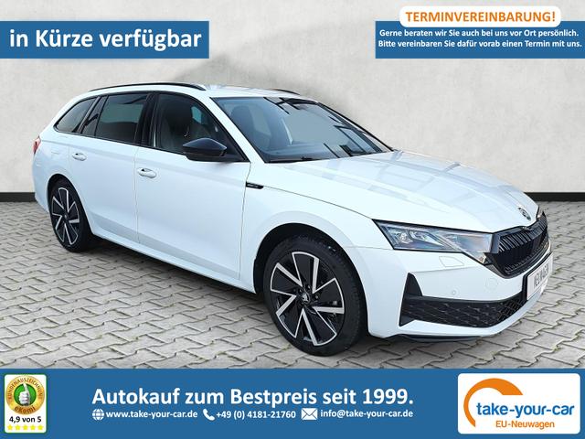 Skoda Octavia Combi - 2.0 TSI DSG 150 kW 4x4 Sportline AHK Kessy Vorlauffahrzeug