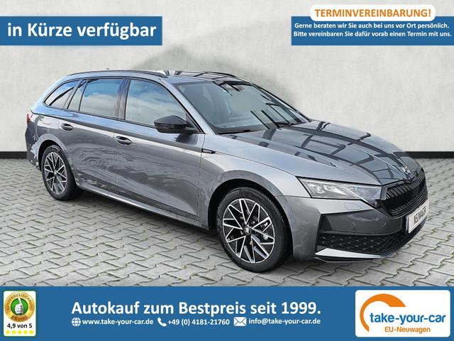 Skoda Octavia Combi - 1.5 TSI mHEV 110 kW Sportline eTSI DSG Matrix 4JGa Vorlauffahrzeug