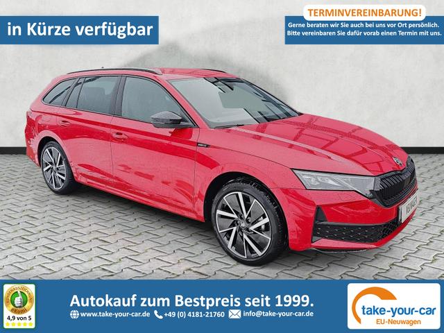 Skoda Octavia Combi - 1.5 TSI mHEV 110 kW Sportline eTSI DSG Matrix AHK Vorlauffahrzeug