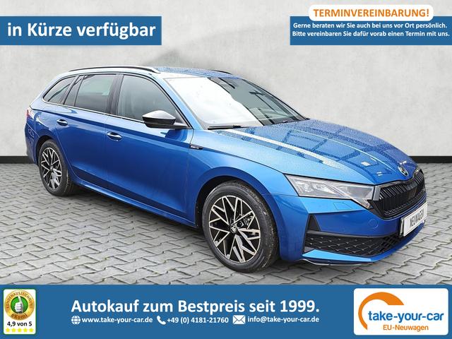 Skoda Octavia Combi - 1.5 TSI mHEV 110 kW Sportline eTSI DSG Matrix 4JGa Vorlauffahrzeug