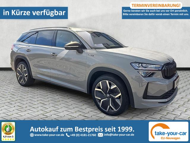 Skoda Kodiaq - 1.5 TSI mHEV 110 kW Sportline DSG 7Si Matrix AHK Pano Vorlauffahrzeug