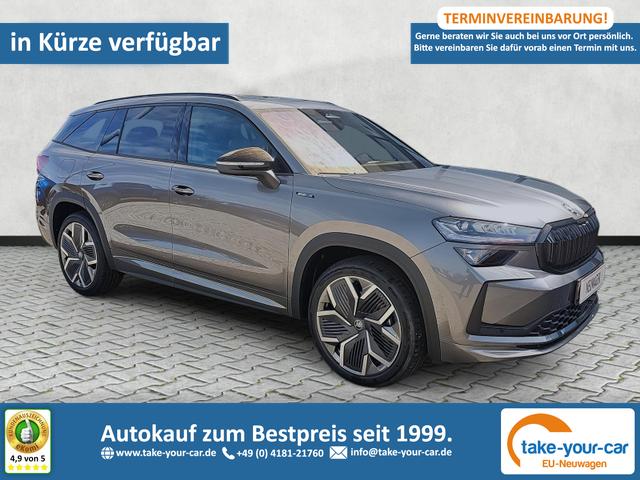 Skoda Kodiaq - 1.5 TSI mHEV 110 kW Sportline DSG 7Si Matrix AHK Pano Vorlauffahrzeug