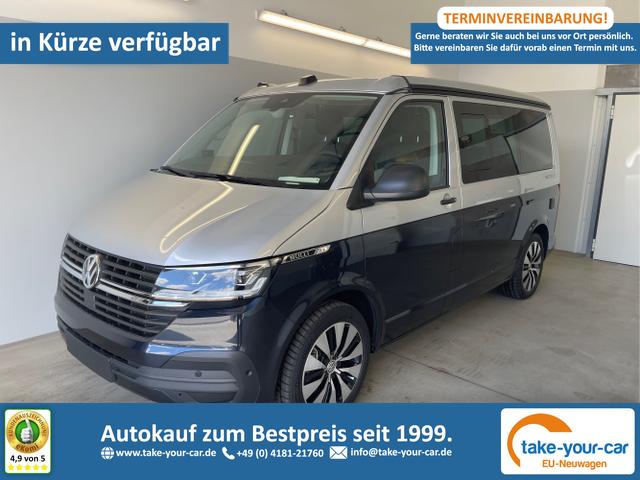 Volkswagen T6.1 California - Beach Camper 204PS DSG ACC+DCC+AHK+Alu18+Stdhz+Markise+Kamera+NaviPro Vorlauffahrzeug