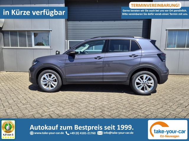 Volkswagen T-Cross - 1.0 TSI 116PS DSG Life LED-Matrix-Scheinwerfer Klimaautomatik Sitzheizung PDC Rückf.Kamera 17-LM abged.Scheiben 2xKeyless DAB+ Bluetooth Touchscreen Apple CarPlay Android Auto Vorlauffahrzeug