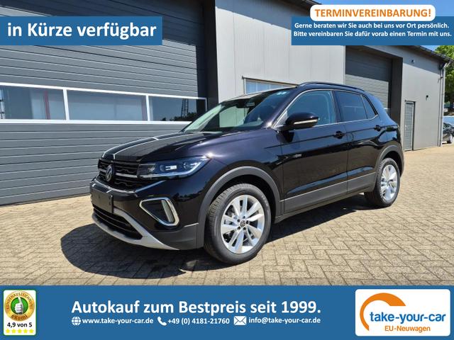 Volkswagen T-Cross - 1.0 TSI 116PS DSG Life LED-Matrix-Scheinwerfer Klimaautomatik Sitzheizung PDC Rückf.Kamera 17-LM abged.Scheiben 2xKeyless DAB+ Bluetooth Touchscreen Apple CarPlay Android Auto Vorlauffahrzeug