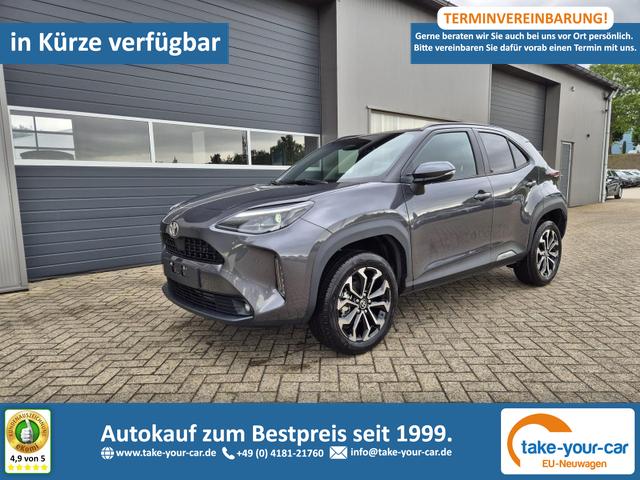 Toyota Yaris Cross - 1.5VVT-iE 130PS Automatik Teamplayer Klimaautomatik Sitzheizung Lenkradheizung PDC v+h Rückf.Kamera 17-LM abged.Scheiben 2xKeyless DAB+ Bluetooth Touchscreen Apple CarPlay Android Auto Vorlauffahrzeug