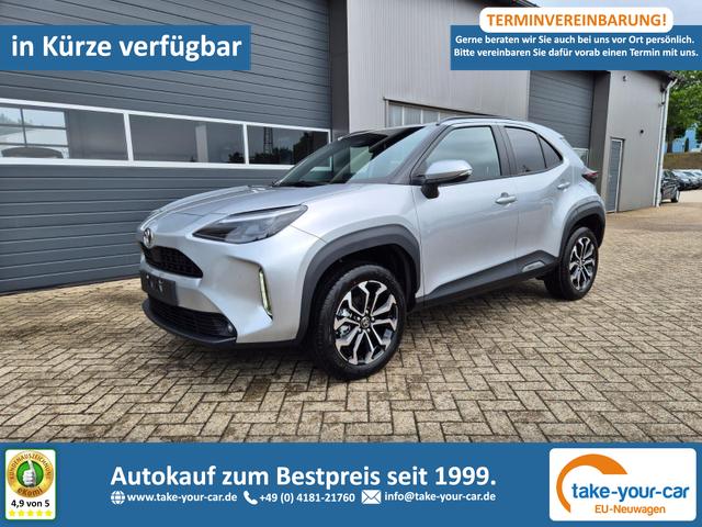 Toyota Yaris Cross - 1.5VVT-iE 130PS Automatik Teamplayer Klimaautomatik Sitzheizung Lenkradheizung PDC v+h Rückf.Kamera 17-LM abged.Scheiben 2xKeyless DAB+ Bluetooth Touchscreen Apple CarPlay Android Auto Vorlauffahrzeug