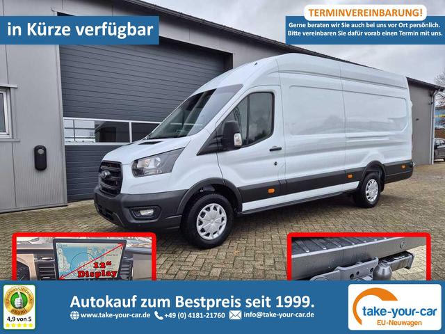 Ford Transit - 350 L4H3 2.0 EcoBlue 130PS Trend Heckantrieb 3,5t 2-Sitzer AHK Sitzheizung Frontscheibe beheizb. Klimaautomatik Navi PDC v+h Bluetooth DAB Apple CarPlay Android Auto Tempomat Ganzj.Reifen Vorlauffahrzeug