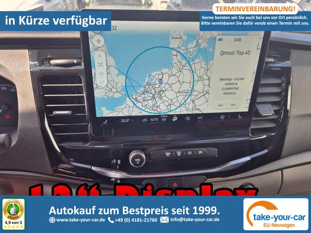 Ford Transit - 350 L4H3 2.0 EcoBlue 130PS Trend Heckantrieb 3,5t 2-Sitzer AHK Sitzheizung Frontscheibe beheizb. Klimaautomatik Navi PDC v+h Bluetooth DAB Apple CarPlay Android Auto Tempomat Ganzj.Reifen Vorlauffahrzeug