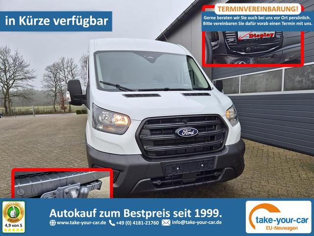 Ford Transit - L2H2 2.0 EcoBlue 165PS Trend Heckantrieb 3,5t 2-Sitzer AHK Sitzheizung Lenkradheizung Frontscheibe beheizb. Klimaautomatik PDC v+h Rückf.Kamera Bluetooth DAB Apple CarPlay Android Auto Tempomat Ganzj.Reifen Vorlauffahrzeug