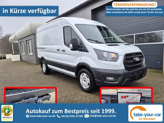 Ford Transit - L2H2 2.0 EcoBlue 130PS Trend 3,5t 2-Sitzer AHK Sitzheizung Lenkradheizung Frontscheibe beheizb. Klimaautomatik PDC v+h Rückf.Kamera Bluetooth DAB Apple CarPlay Android Auto Tempomat Ganzj.Reifen Vorlauffahrzeug