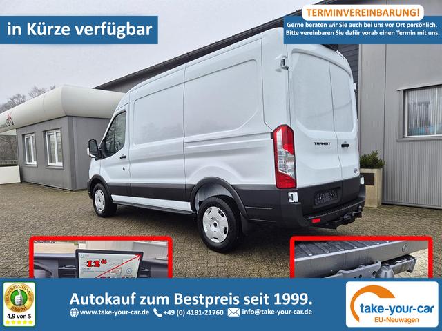 Ford Transit - L2H2 2.0 EcoBlue 130PS Trend 3,5t 2-Sitzer AHK Sitzheizung Lenkradheizung Frontscheibe beheizb. Klimaautomatik PDC v+h Rückf.Kamera Bluetooth DAB Apple CarPlay Android Auto Tempomat Ganzj.Reifen Vorlauffahrzeug