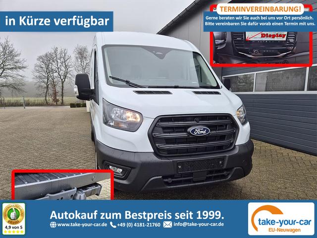 Ford Transit - L2H2 2.0 EcoBlue 130PS Trend 3,5t 3-Sitzer AHK Sitzheizung Lenkradheizung Frontscheibe beheizb. Klimaautomatik Bluetooth DAB Apple CarPlay Android Auto PDC v+h Rückf.Kamera Tempomat Vorlauffahrzeug